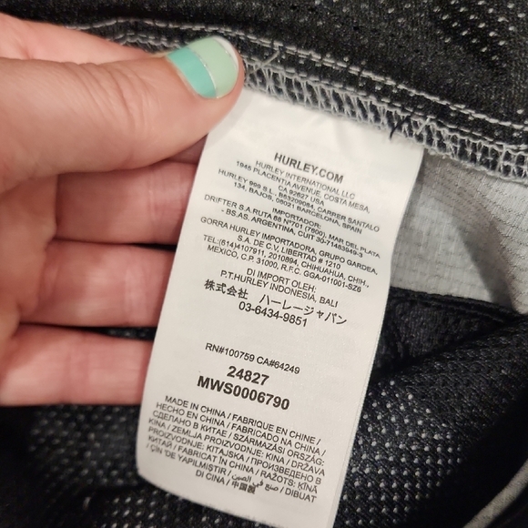 Hurley x Buckle Men's Phantom Hybrid Grey Shorts - Picture 10 of 10